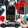 VÝKONNÝ AKUMULÁTOROVÝ AUTOMOBILOVÝ KOMPRESOR 8V1 LCD 160W 150PSI TURBO XXXXL