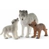 Schleich 42472 Vlčica a mláďatá vlka (Sch42472)