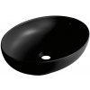 Laveo Desna, umývadlo na dosku 515x395x135 mm, čierna matná, LAV-VUD_B251