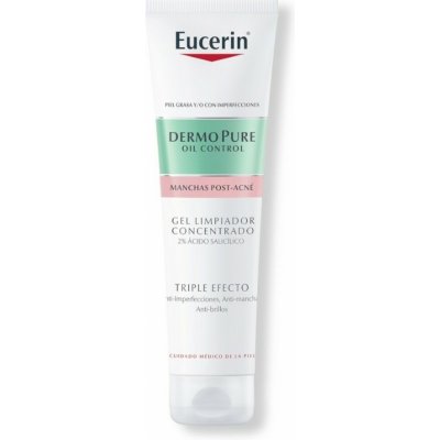 Eucerin Dermopure Oil Control 3 v 1 Čistiaci gél na tvár 150 ml