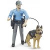 Bruder BWORLD Policajt so psom