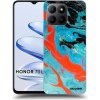 Picasee silikónový čierny obal pre Honor 70 Lite - Blue Magma