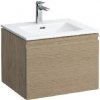 Laufen Pro S - Skrinka s umývadlom, 60x50 cm, farba svetlý dub H8609614791041