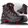 VM Footwear NORWICH S3 obuv Čierna-Červená