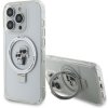 Karl Lagerfeld Ringstand Karl and Choupette MagSafe Zadný Kryt pre iPhone 15 Pro Max White