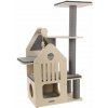 Flamingo škrabací strom Kaisa Grey & Beige