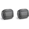 TRK35BBPACK2 sada 2 kufrov GIVI TRK35BB Lite Trekker čierny s čiernym plastovým vekom (Monokey)