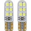AMiO LED žiarovky STANDARD T10 W5W 12xSMD 2835 12V Silca