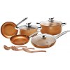 BLAUMANN Sada nádobí s nepřilnavým povrchem Le Chef Line Rosegold 11 ks BL-3342