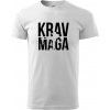 Nápis Krav Maga - Klasické pánske tričko vyššej gramáže - 2XL ( Biela )