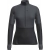 Icebreaker W Mer 200 Realfleece Descender LS Half Z Graphite/Black/CB