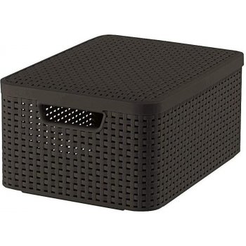 CURVER úložný box RATTAN M, 39,3 x 29,3 x 18,7 cm, hnedý, 03618-210