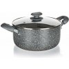 Kastról BANQUET GRANITE PR 18 x 8,5 cm, so sklenenou pokrievkou (A12230)