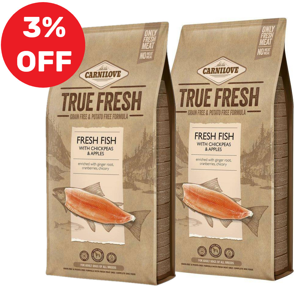 Carnilove True Fresh Fish for Adult dogs 2 x 11,4 kg
