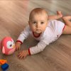 BABY MIX Kývajúca hračka tučniak ružový 14 ružová