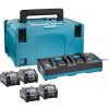 Makita 191U28-6 Sada Li-ion XGT 40V 4ks BL4040+1ks DC40RB+1ksMakpac