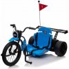 JOKO Elektrické Autíčko Motokára BIKE 21 s Funkciou DRIFTU, nafukovacie koleso, nosnosť 70kg, modré