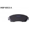 Sada brzdových platničiek, vždy 4 kusy v sade SKF VKBP 80533 A (VKBP80533A)
