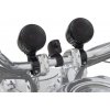 Big Bike parts Čierne vodeodolné reproduktory 40W na motocykel - pár
