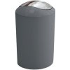 Odpadkový kôš voľne stojací Kleine Wolke Glossy 5 l antracit lesk 5063901858