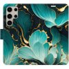 iSaprio flip Samsung Galaxy S24 Ultra Blue Flowers 02