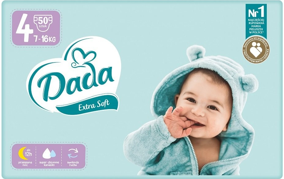 DADA Extra Soft 4 MAXI + 9-20 kg 48 ks