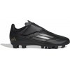 adidas F50 Club Children's Flexible Ground Football Boots Black/Silver 2 (34)
