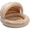 Swim Essentials Nafukovací bazén so strieškou Brown Leopard 100 cm