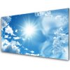 Obraz plexi Slnko mraky nebo modré 100x50 cm