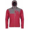 High Point ATOM HOODY JACKET brick red/iron gate M; Červená softshell bunda