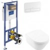 Villeroy & Boch predstenový modul ViConnect Pro S + WC misa ARCHITECTURA TwistFlush (e3), sedátko SoftClose, tlačítko biele