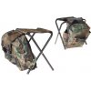 Turistické skladacie kreslo s batohom