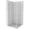 Mexen Roma, sprchovací kút 70 (dvere) x 70 (stena) cm, 6mm číre sklo, chrómový profil, 854-070-070-01-00