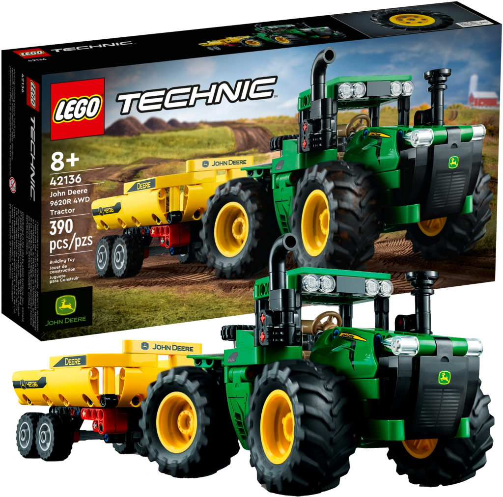 LEGO® Technic 42136 John Deere 9620R 4WD Tractor od 19,79 € - Heureka.sk