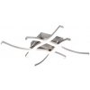 Trio R62474407 LED prisadené stropné svietidlo Route 4x5W | 2400lm | 4000K - matný nikel