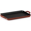 KELA Grilovací deska litinová CALIDO 35x25 cm červená KL-11939