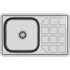 Steiner Louis 111 Steinsteel Sink Sink s 1-Chamber Siphon Z/O