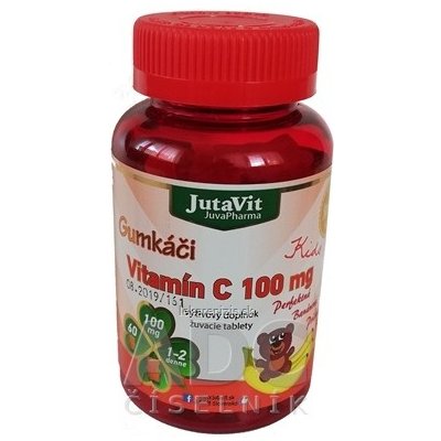 JutaVit Gumkáči Vitamín C 100 mg Kids tbl 60 ks