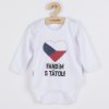 Body s potlačou New Baby Fandím s tátou