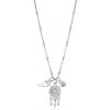 Brosway Krásny oceľový náhrdelník s príveskami Chakra BHKN055