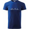 Ekg Jeseníky - Klasické pánske tričko vyššej gramáže - XL ( Kráľovská modrá )