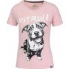 PitBull West Coast dámske tričko Puppy II pink Farba: ružová, Veľkosti dámske: M