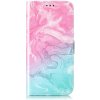 PROTEMIO 97963 ART Peňaženkový kryt pre Honor 200 Smart 5G BLUE PINK MARBLE