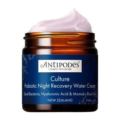 Antipodes Nočný pleťový krém Culture (Probiotic Night Recovery Water Cream) 60 ml