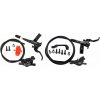 Set bŕzd SHIMANO XT 4-piest + 2-piest, M8100+BR-M8120 Farba: 1600mm BL-M8100+BR-M8100