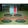 Citroen C5 1/2008- zadné platničky Sada / A.B.S.