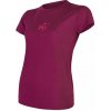 Dámske tričko kr.rukáv SENSOR MERINO ACTIVE ORCHID lilla L