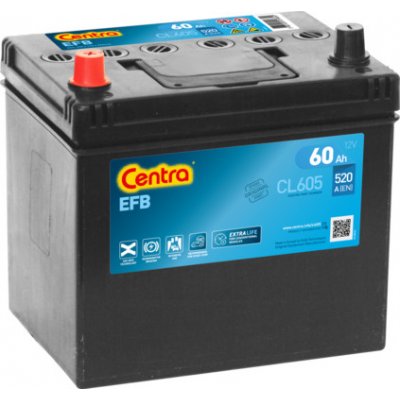 Centra Start-Stop EFB 12V 60Ah 520A CL605