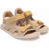 D.D. Step D.D.STEP barefoot chlapčenské sandále - Cream Veľkosť: 29