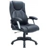 Kancelárske kreslo Montana, čierna ekokoža